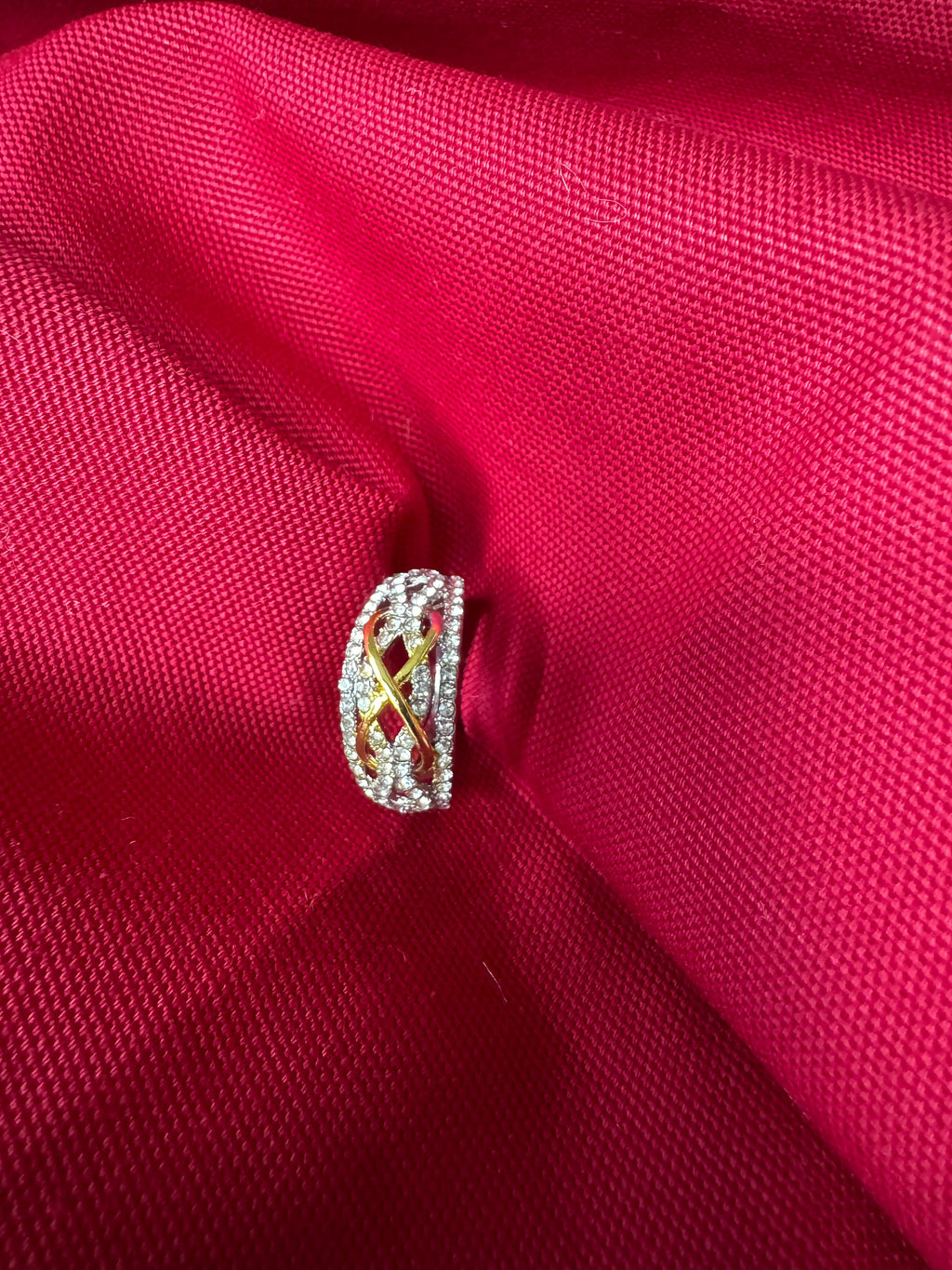 Anello Infinito Pavé