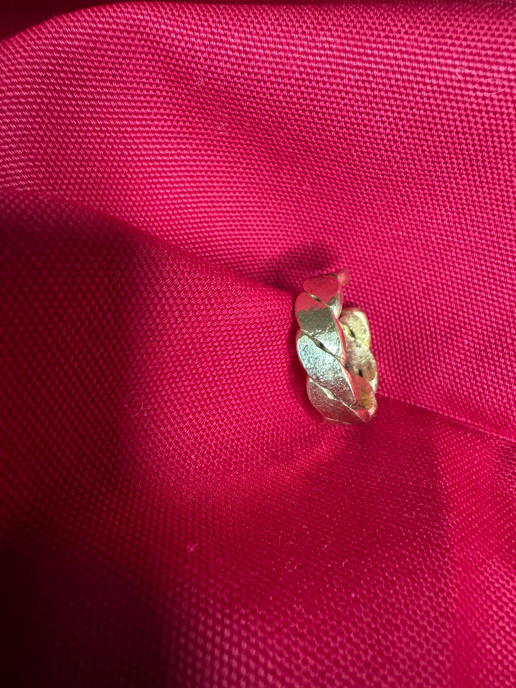Anello Fedina Intrecciata Ossidato