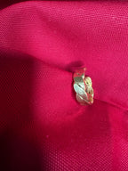 Anello Fedina Intrecciata Ossidato