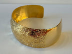 Motivo Squamato Esotico - Bracciale in Bronzo Dorato