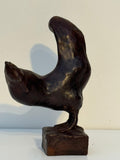 "Canto di Metallo" – Scultura Artigianale Galletto in Pezzo Unico