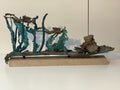 "Abissi Silenziosi" – Scultura Monumentale in Bronzo: Palombari in Esplorazione